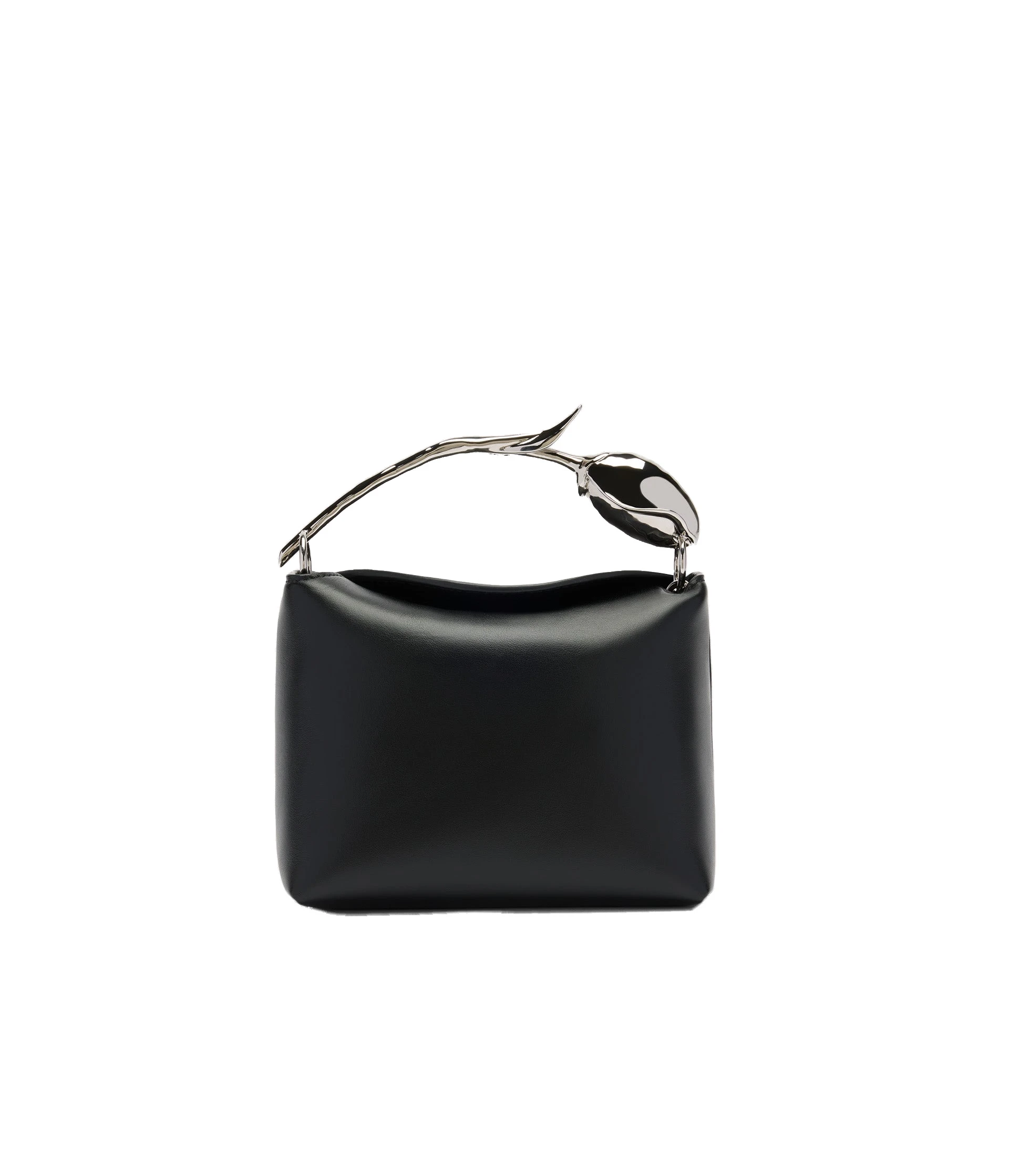 Erdem Mini Bloom Bag in Black Leather and Silver Erdem Mini Bloom Bag in Black Leather and Silver | Mini Bags | Luxury Shoes