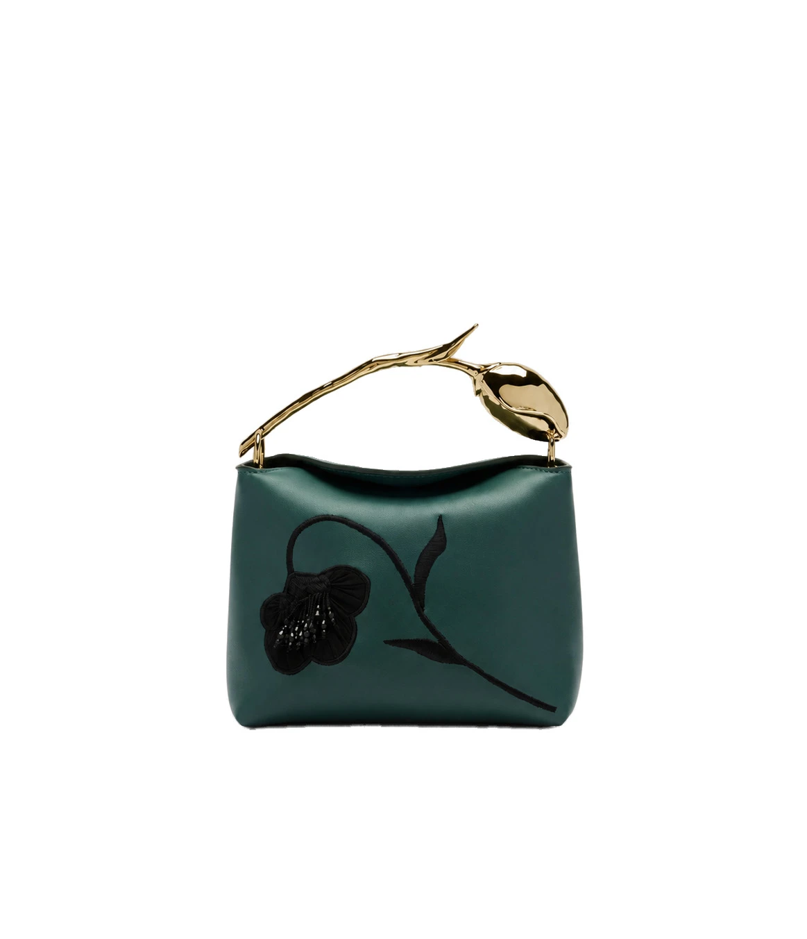Erdem Mini Bloom Bag in Teal Leather Erdem Mini Bloom Bag in Teal Leather | Mini Bags | Luxury Shoes