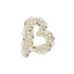 Erdem Pearl Alphabet Brooch B | Brooches & Pins | Luxury Shoes 
