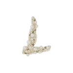 Erdem Pearl Alphabet Brooch L | Brooches & Pins | Luxury Shoes 