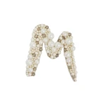 Erdem Pearl Alphabet Brooch M | Brooches & Pins | Luxury Shoes 