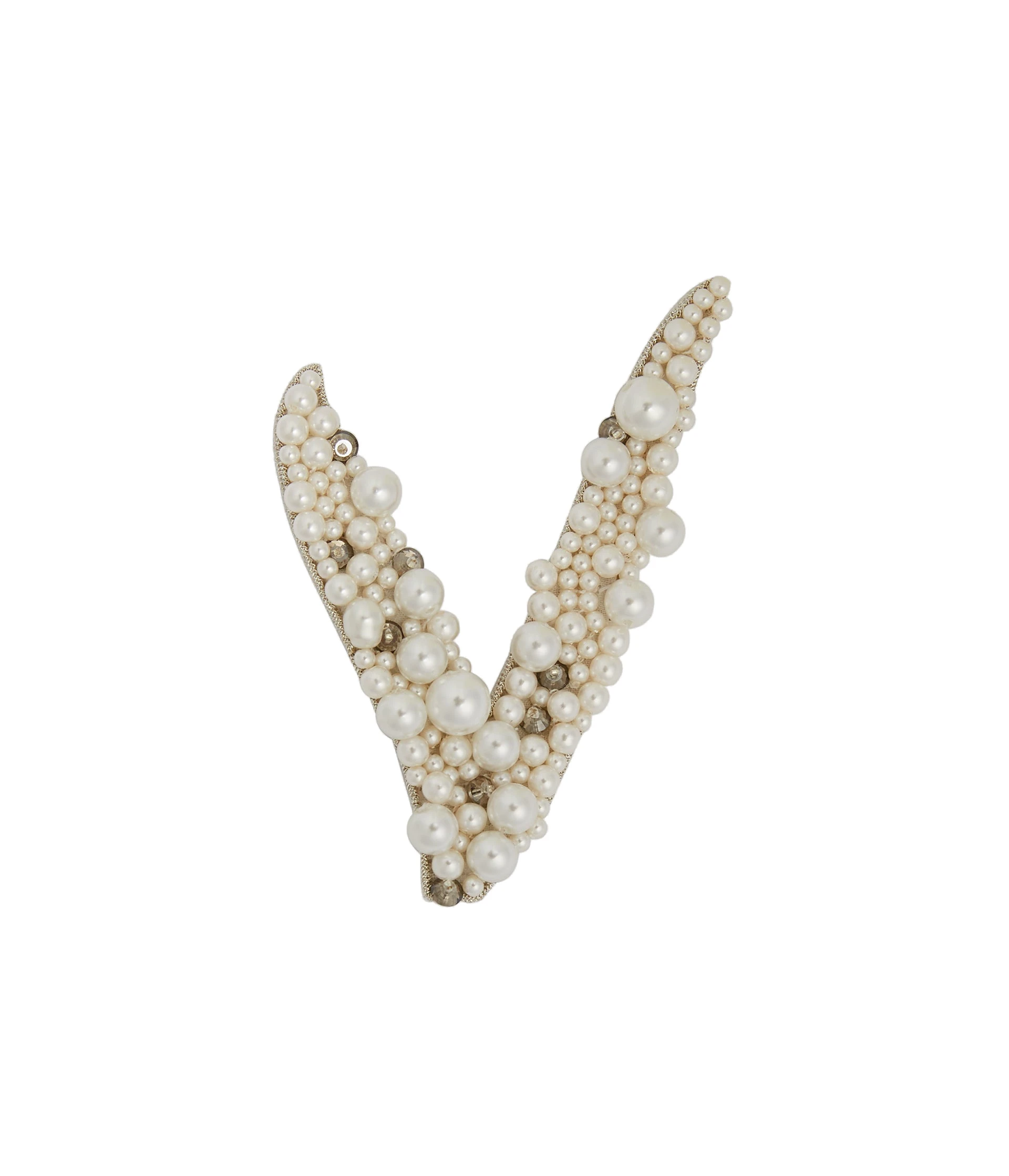 Erdem Pearl Alphabet Brooch V Erdem Pearl Alphabet Brooch V | Brooches & Pins | Luxury Shoes