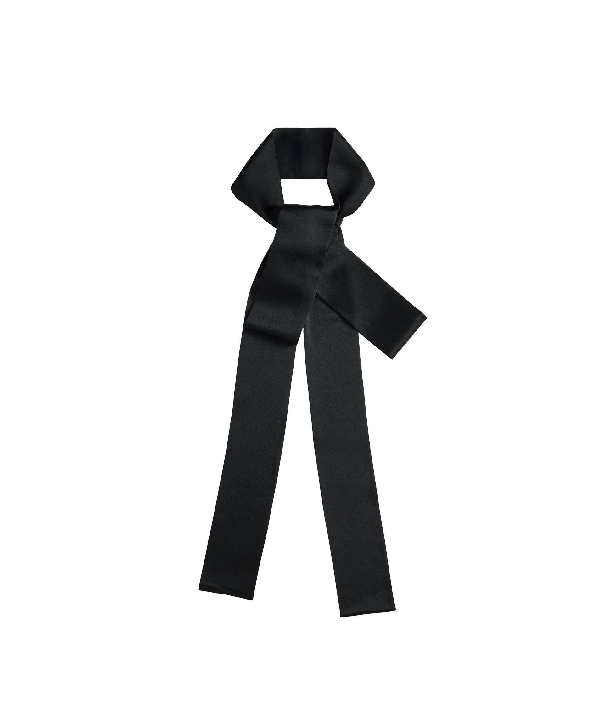 Erdem Satin Cady Neck Scarf in Black Erdem Satin Cady Neck Scarf in Black | Scarves | Luxury Shoes