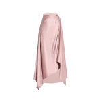 Erdem Satin Draped Midi Skirt | Midi Skirts | Luxury Shoes 