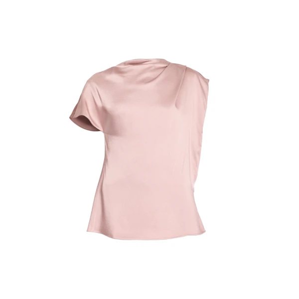 Satin Draped Top