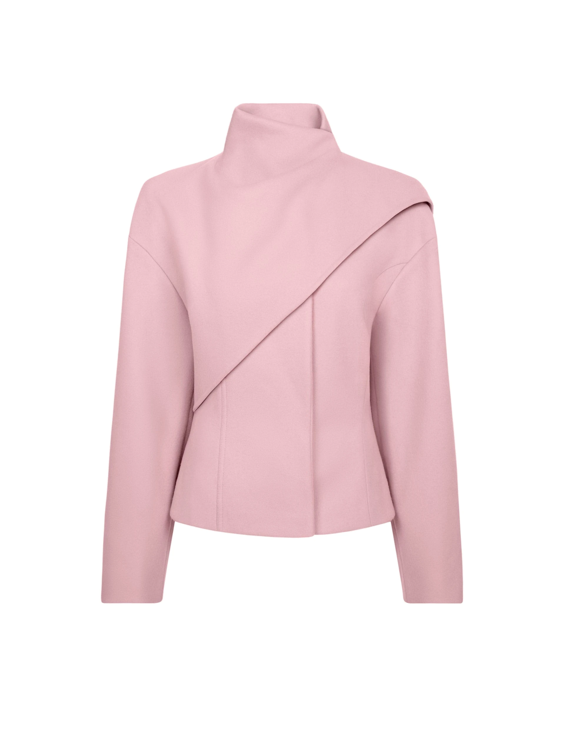 Oscar de la Renta Drape-Detailed Wool Coat Oscar de la Renta Drape-Detailed Wool Coat | Coats | Luxury Shoes