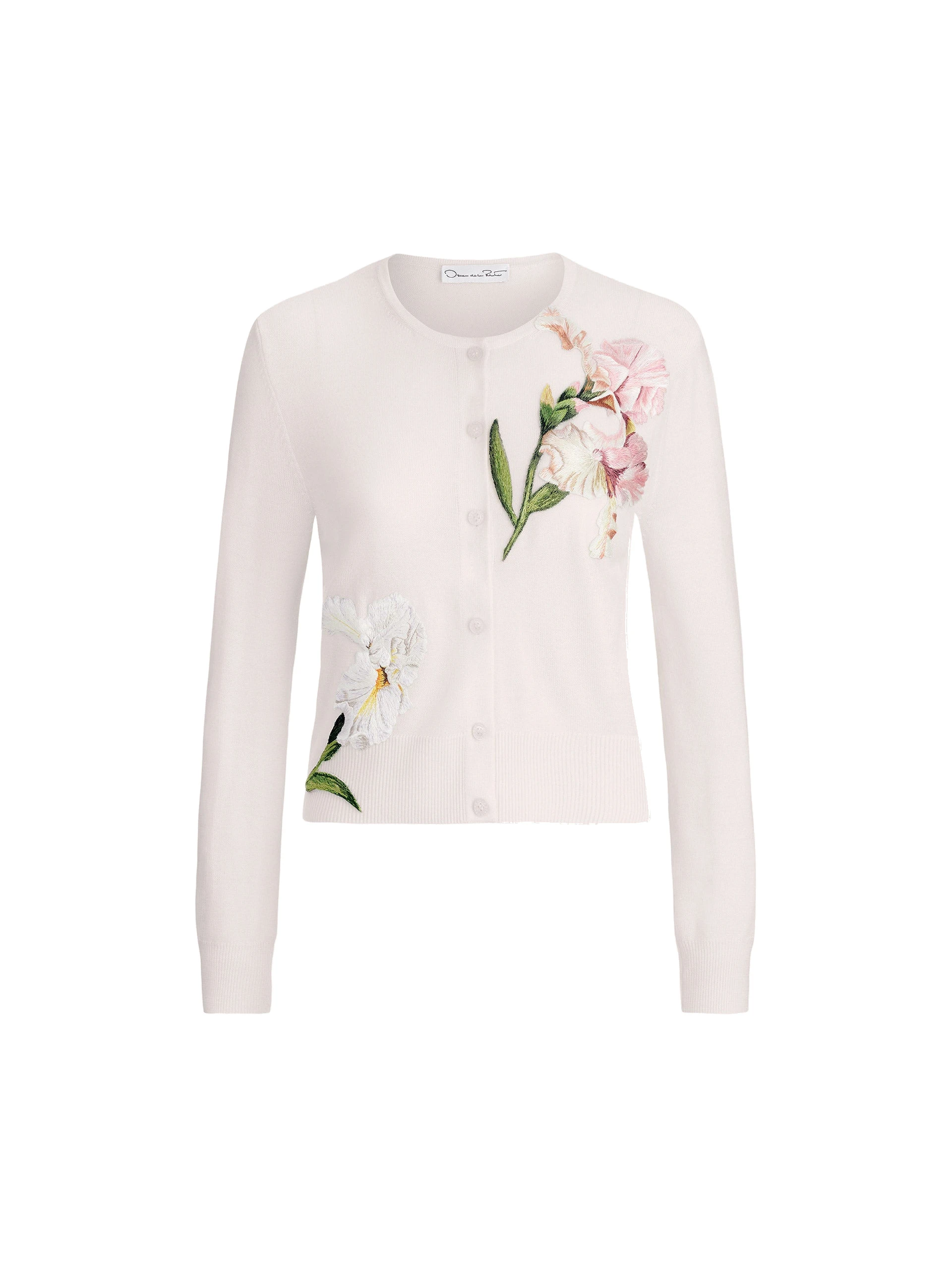 Oscar de la Renta Embroidered Cardigan Oscar de la Renta Embroidered Cardigan | Knitwear | Luxury Shoes
