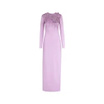 Oscar de la Renta Intarsia Leaves Cutout Embroidered Gown | Dresses | Luxury Shoes 