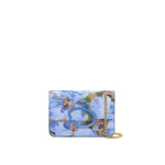 Oscar de la Renta Iris Printed Saffiano O Pochette in Blue | Bags | Luxury Shoes 
