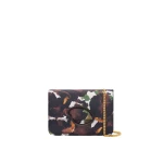 Oscar de la Renta Iris Printed Saffiano O Pochette in Brown | Bags | Luxury Shoes 