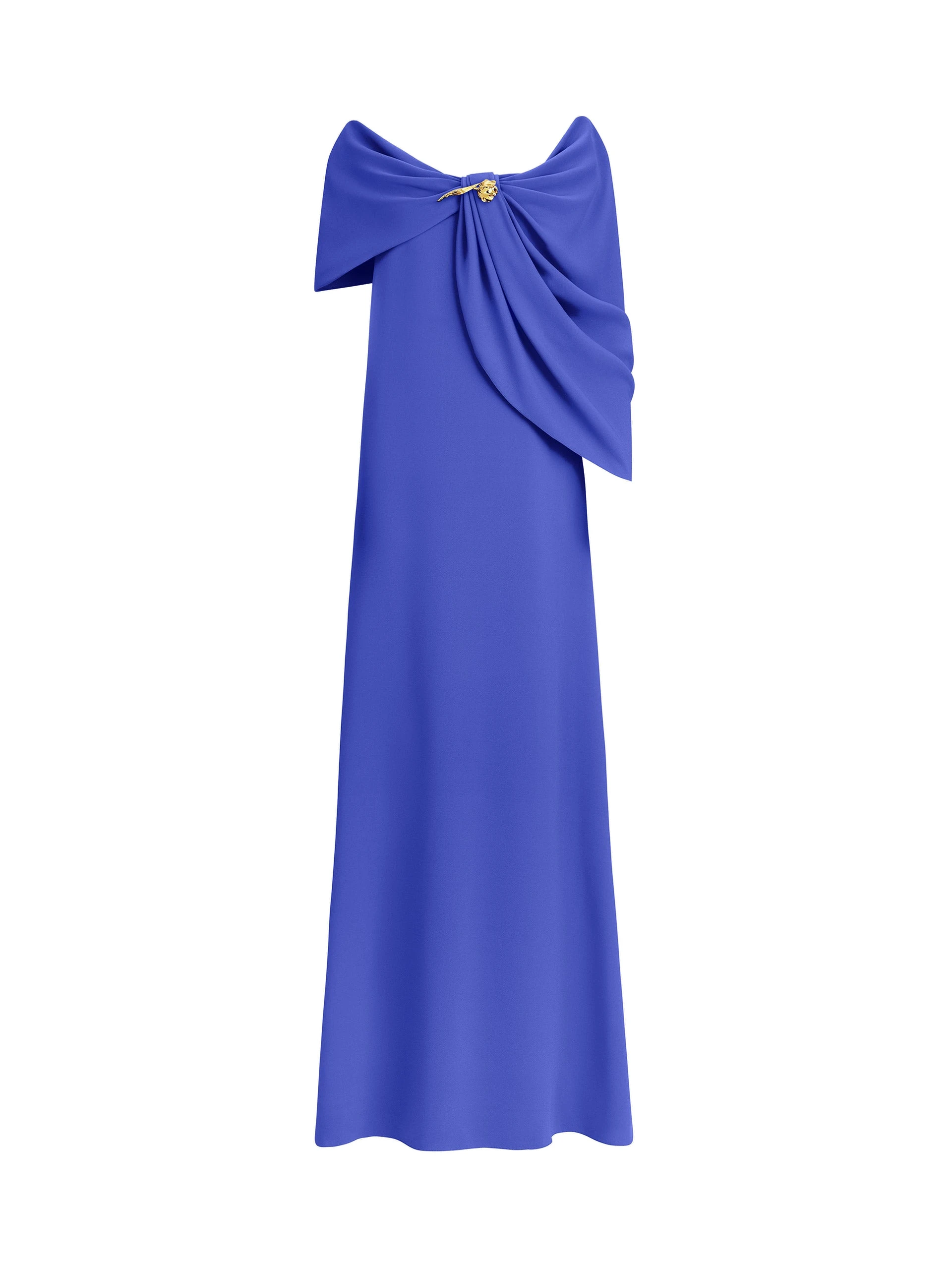 Oscar de la Renta Off Shoulder Draped Detail Georgette Caftan Oscar de la Renta Off Shoulder Draped Detail Georgette Caftan | Kimono | Luxury Shoes