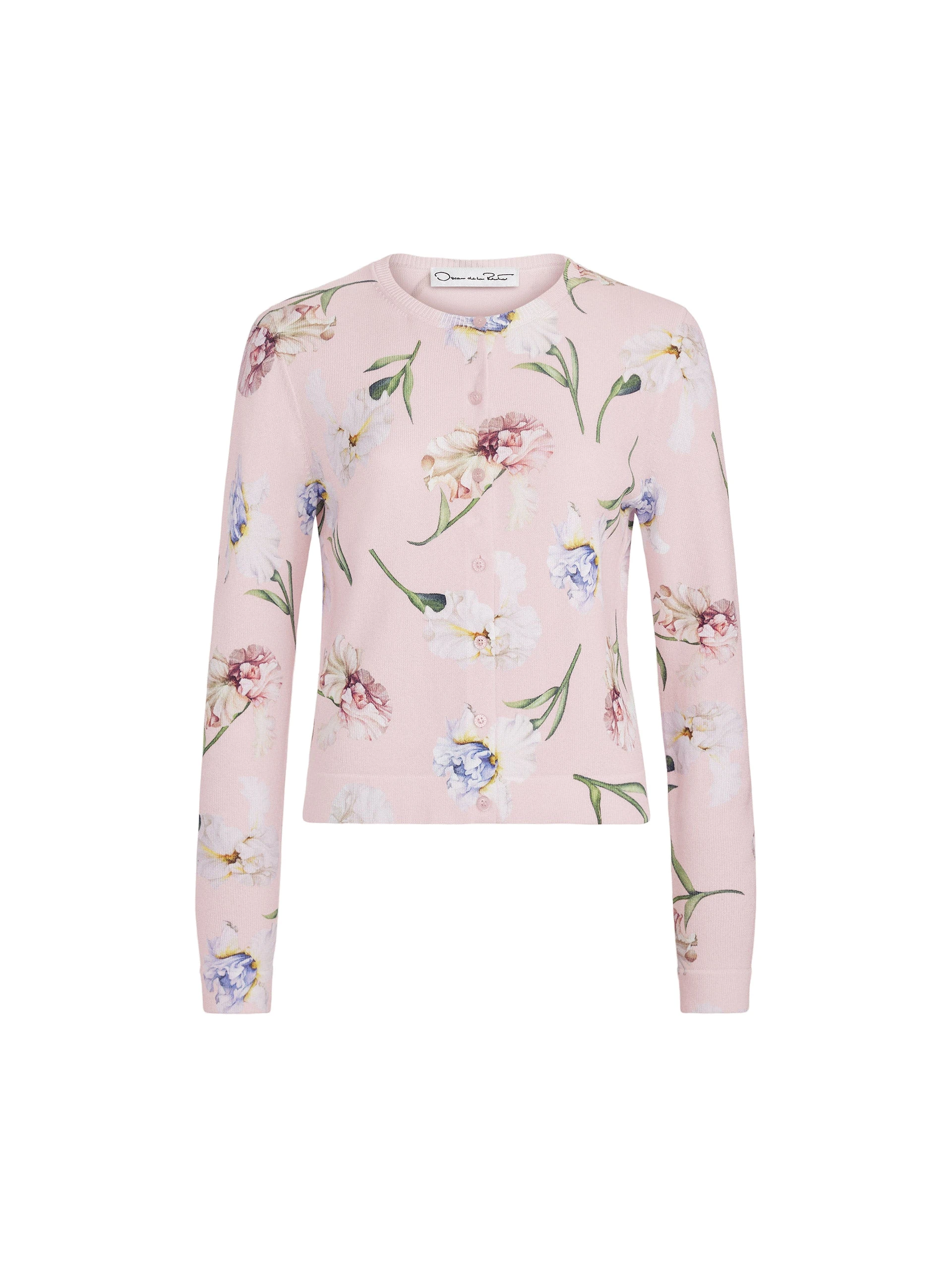 Oscar de la Renta Printed Twinset Cardigan Oscar de la Renta Printed Twinset Cardigan | Knitwear | Luxury Shoes